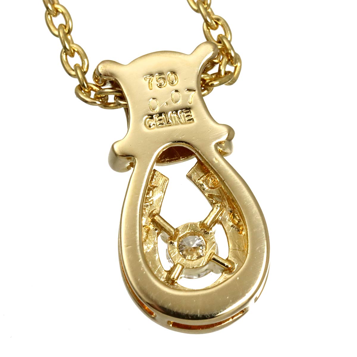 Macadam Diamond Necklace 18K Yellow Gold 750 90320611
