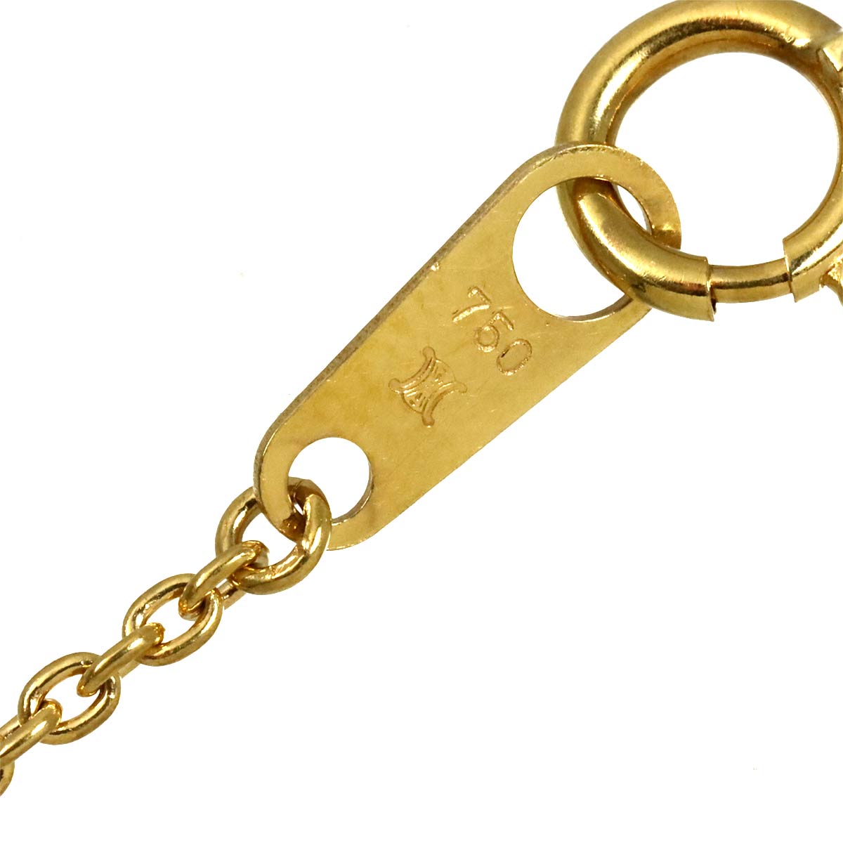 Macadam Diamond Necklace 18K Yellow Gold 750 90320611