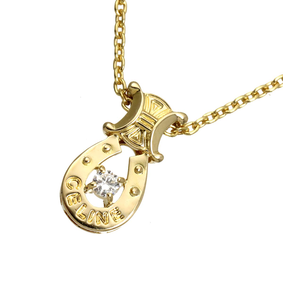 Macadam Diamond Necklace 18K Yellow Gold 750 90320611