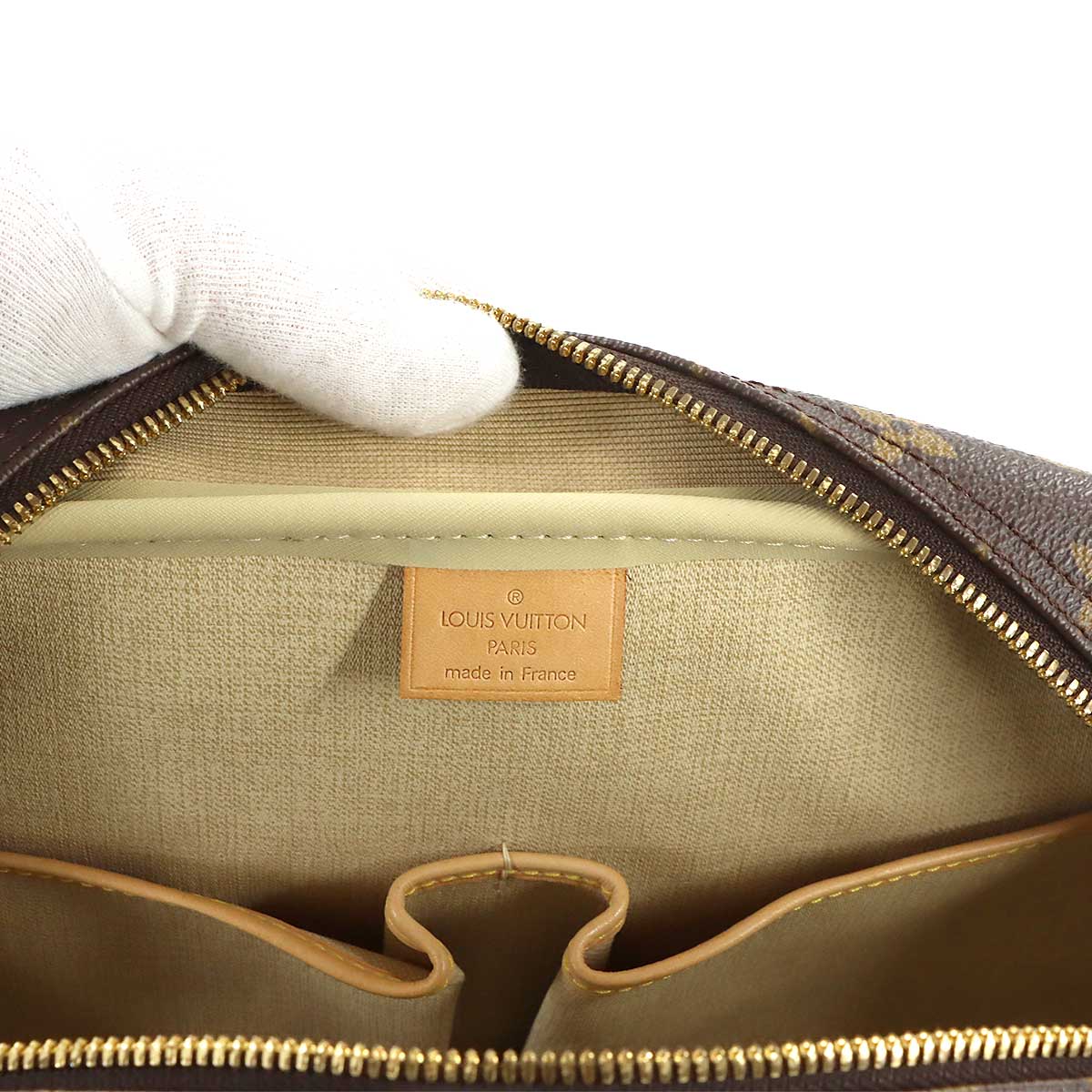 Monogram Deauville Hand Bag Brown M47270 Purse