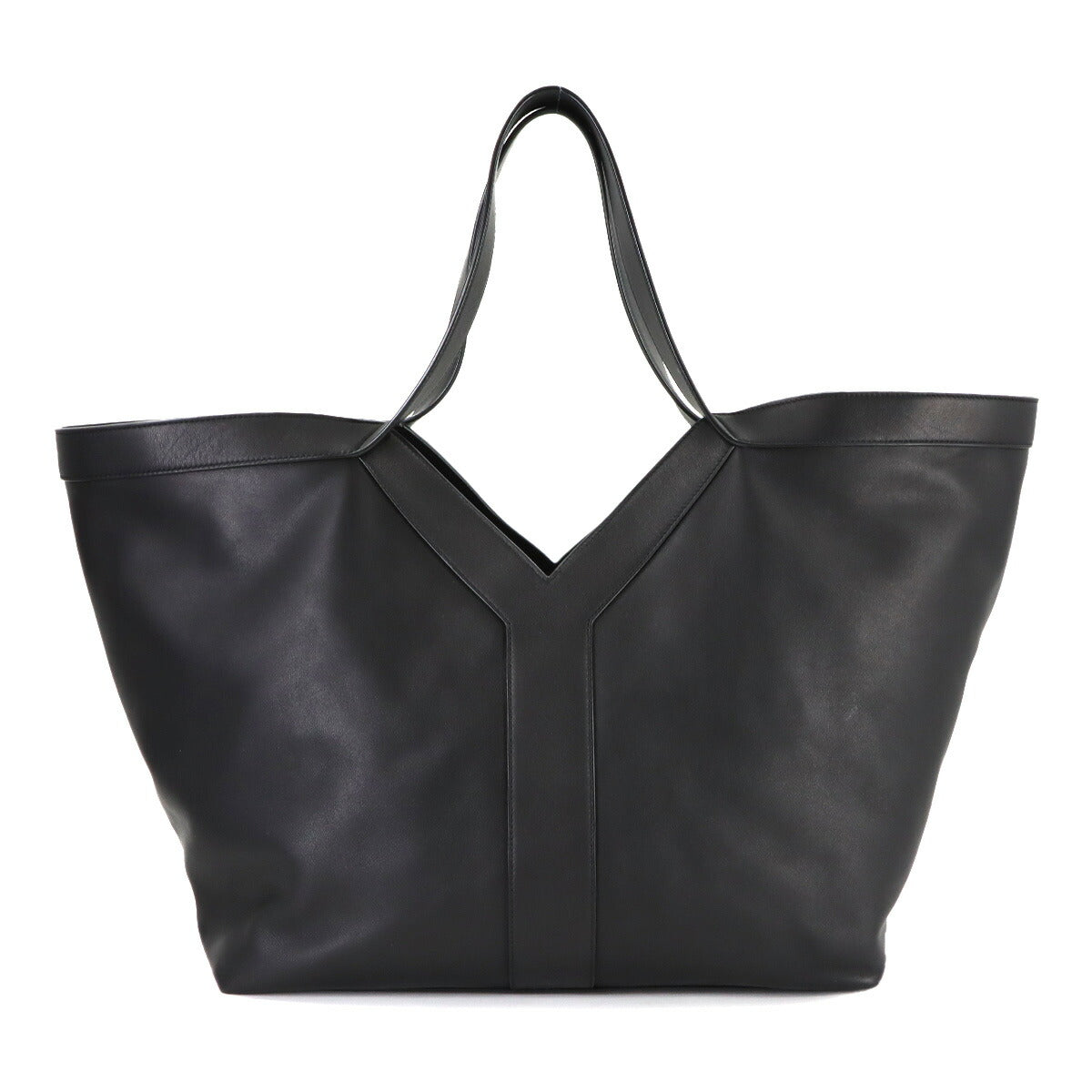 Y Tote Bag Leather Black 817602 Purse