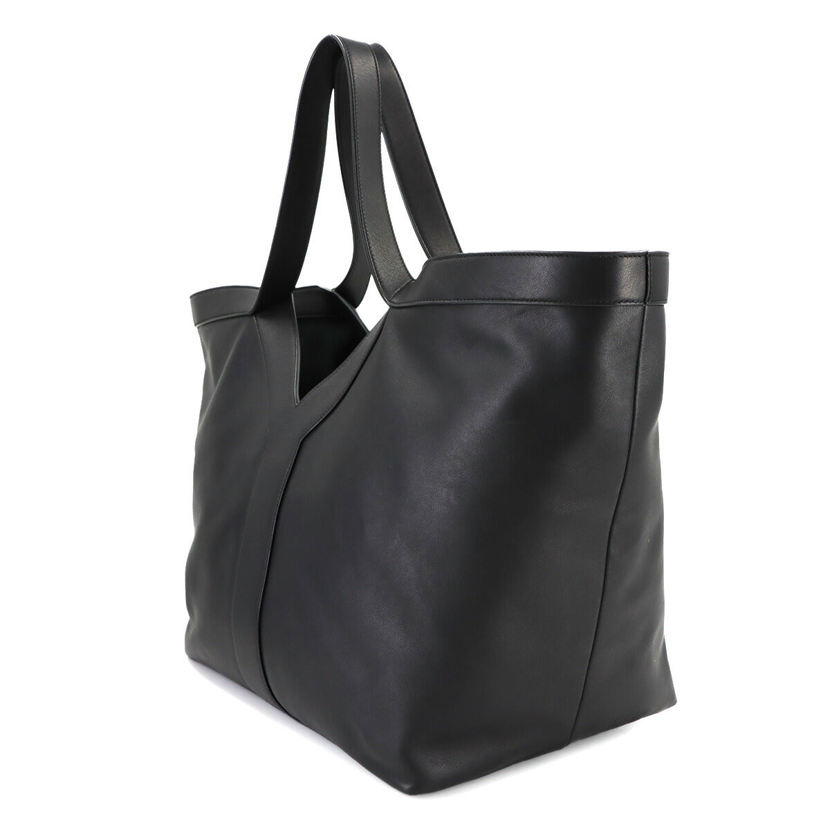 Y Tote Bag Leather Black 817602 Purse