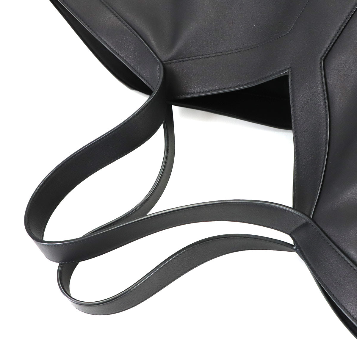 Y Tote Bag Leather Black 817602 Purse