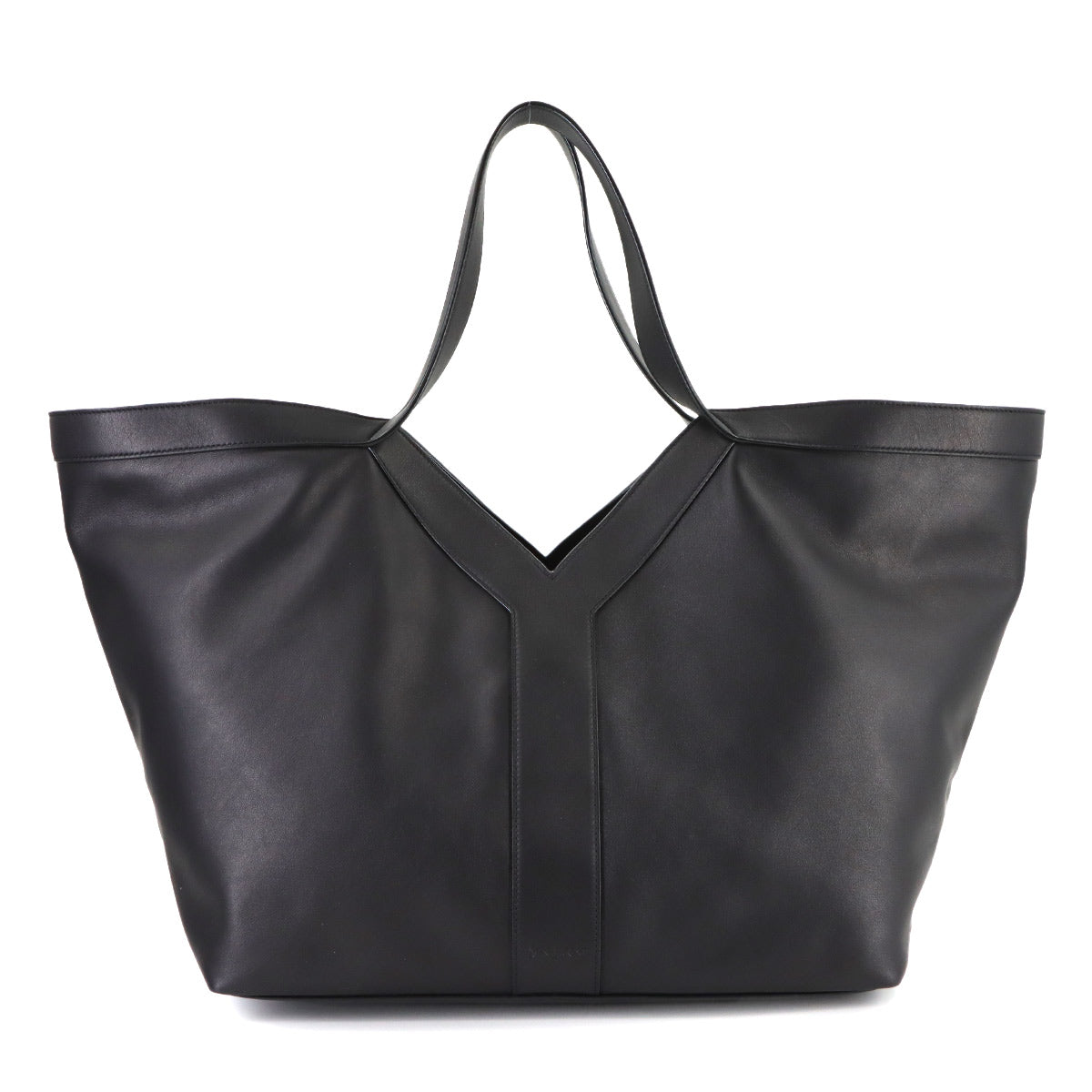 Y Tote Bag Leather Black 817602 Purse
