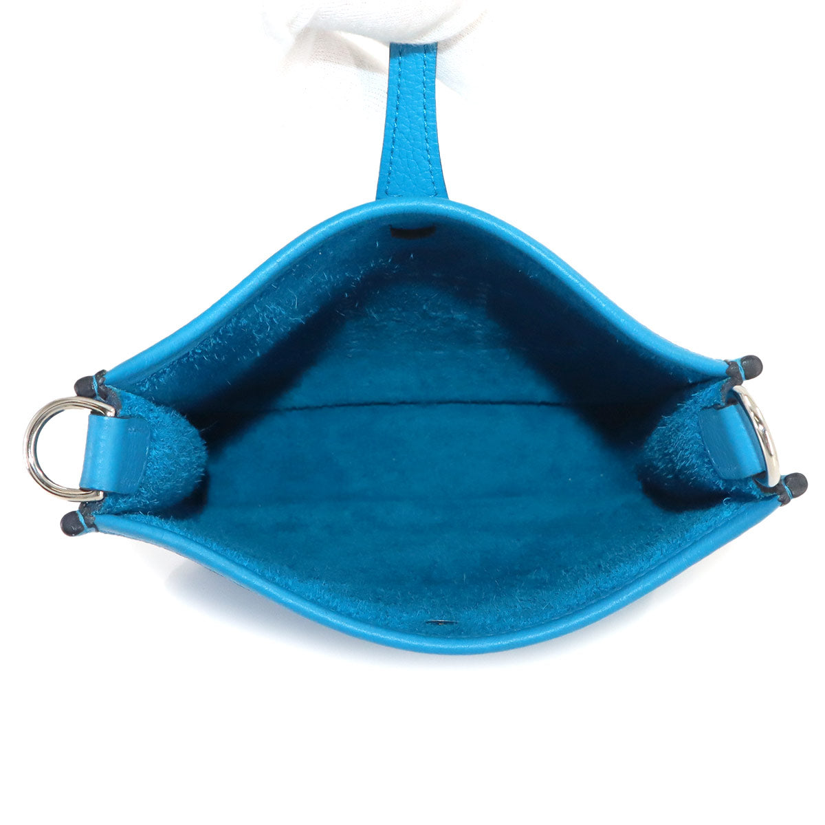 Evelyne Amazone TPM Shoulder Bag Taurillon Clemence Bleu Frida