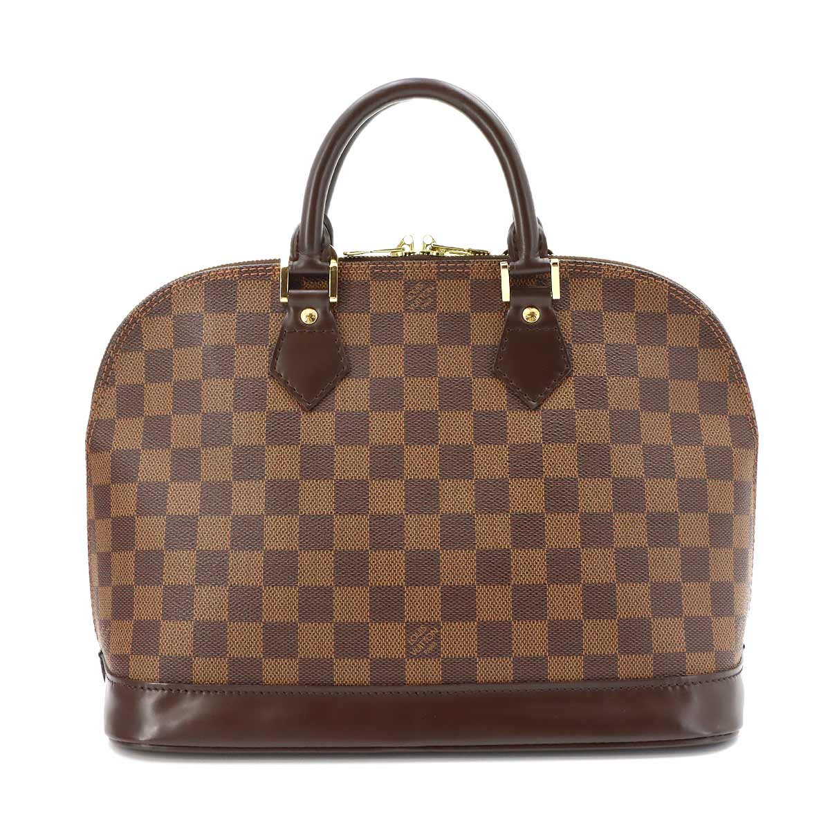 Damier Alma PM Hand Bag Ebene Brown N51131 Purse