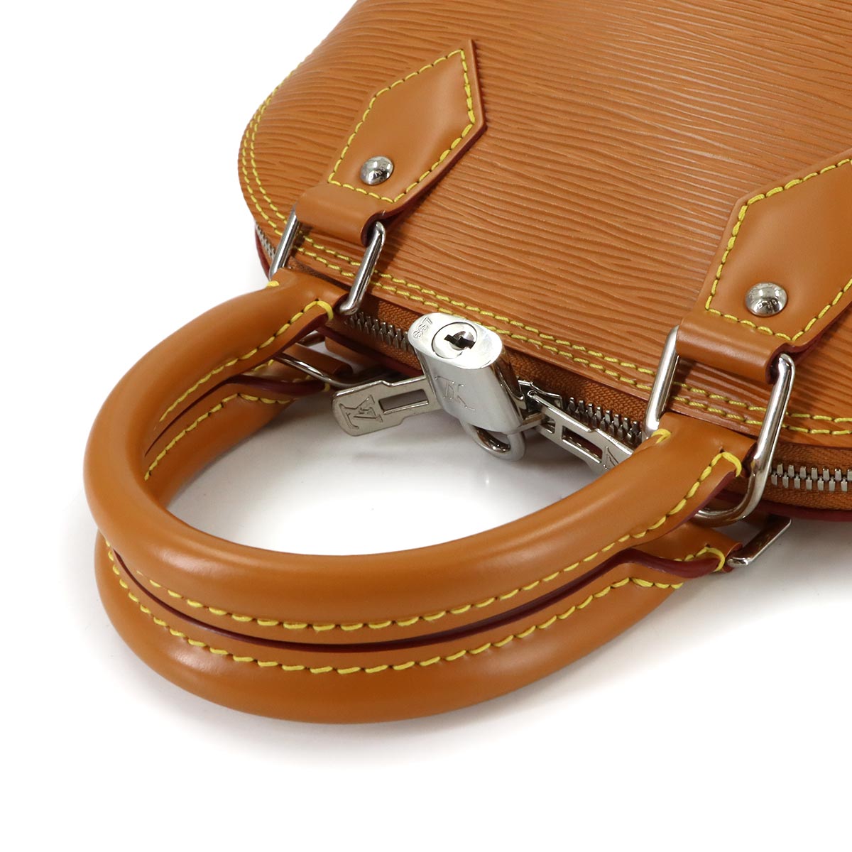 Epi Alma BB Hand Shoulder Bag Leather Honey glod M57540