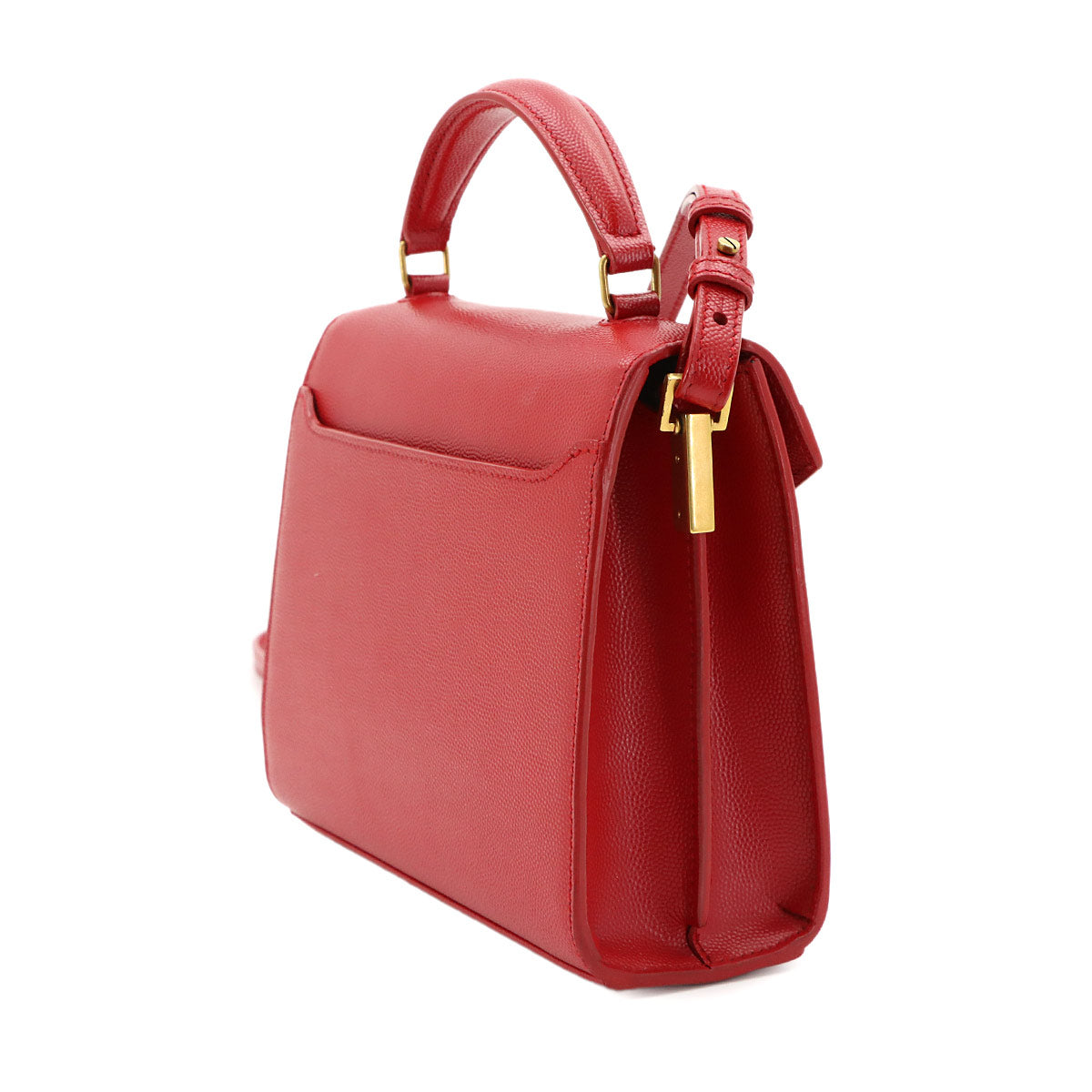 Cassandra Top handle Mini Hand Shoulder Bag Red 602716