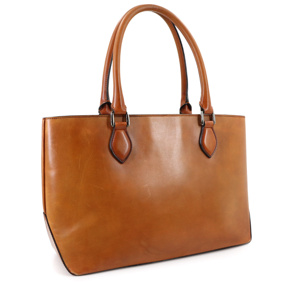 Calligraphy Toujours Tote Bag Venezia Leather Brown Purse