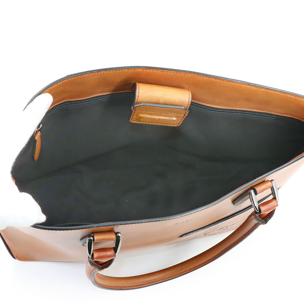 Calligraphy Toujours Tote Bag Venezia Leather Brown Purse