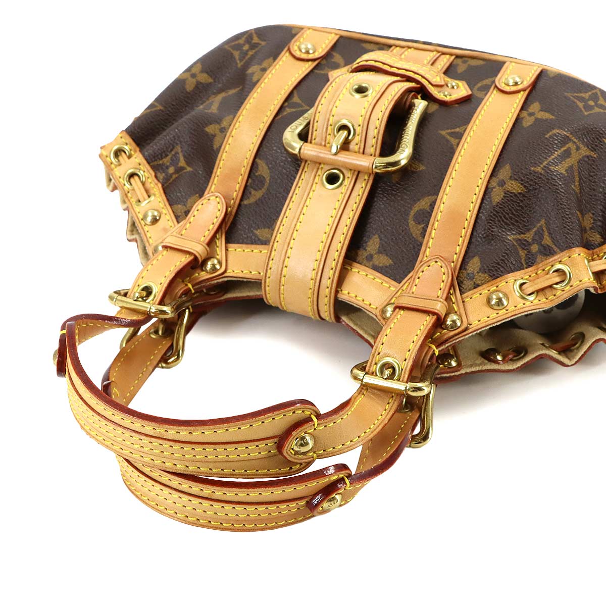 Monogram Teda PM Hand Bag Brown M92399 Purse