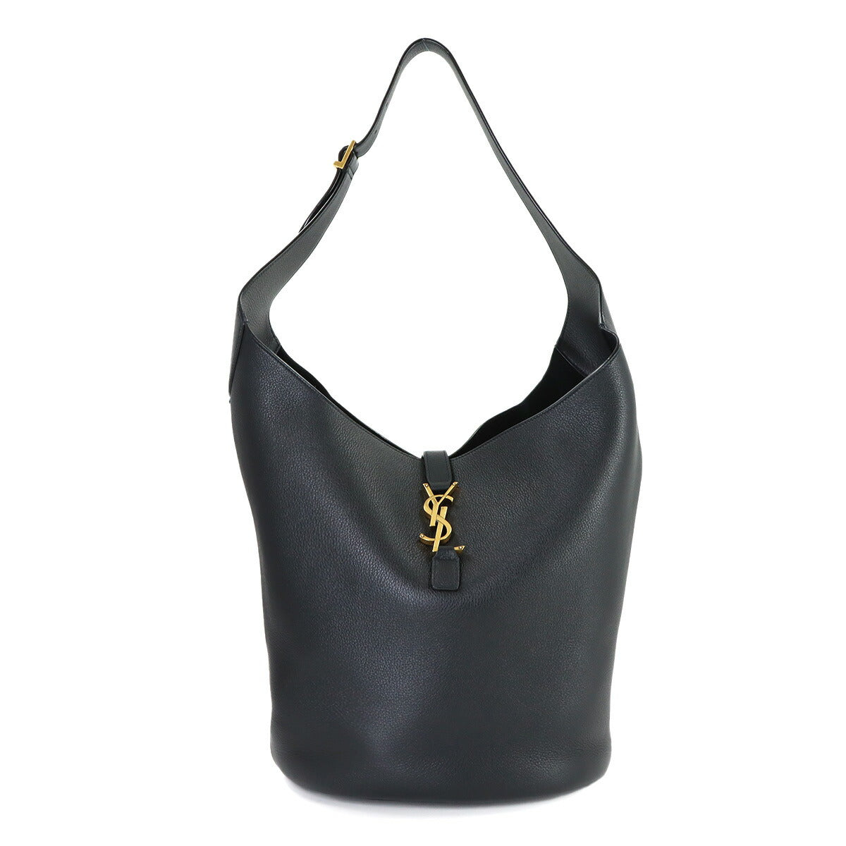 LE5A7 Hobo Shoulder Bag Leather Black 793088 Purse