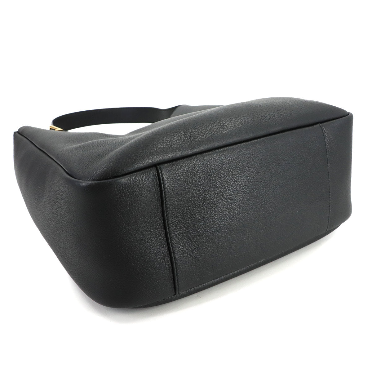 LE5A7 Large Shoulder Bag Leather Black 753837 Purse