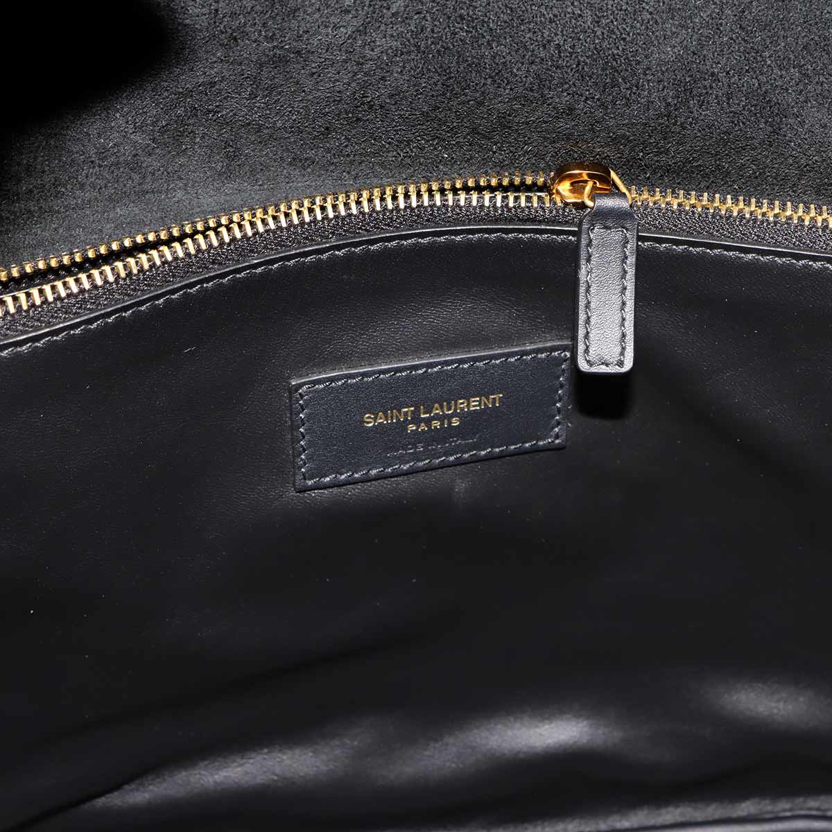 LE5A7 Large Shoulder Bag Leather Black 753837 Purse