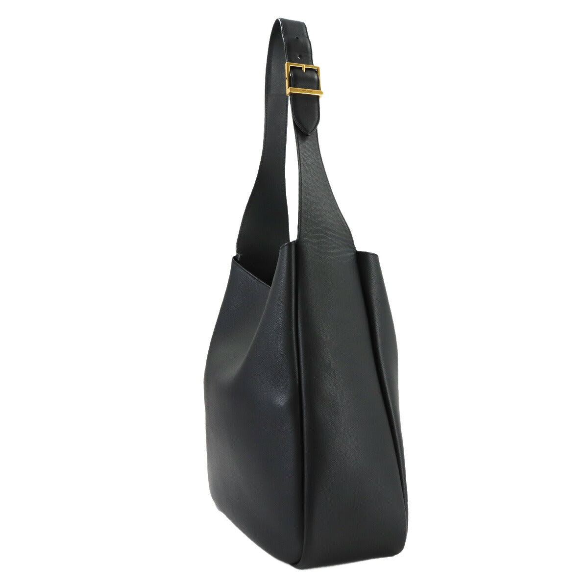 LE5A7 Large Shoulder Bag Leather Black 753837 Purse