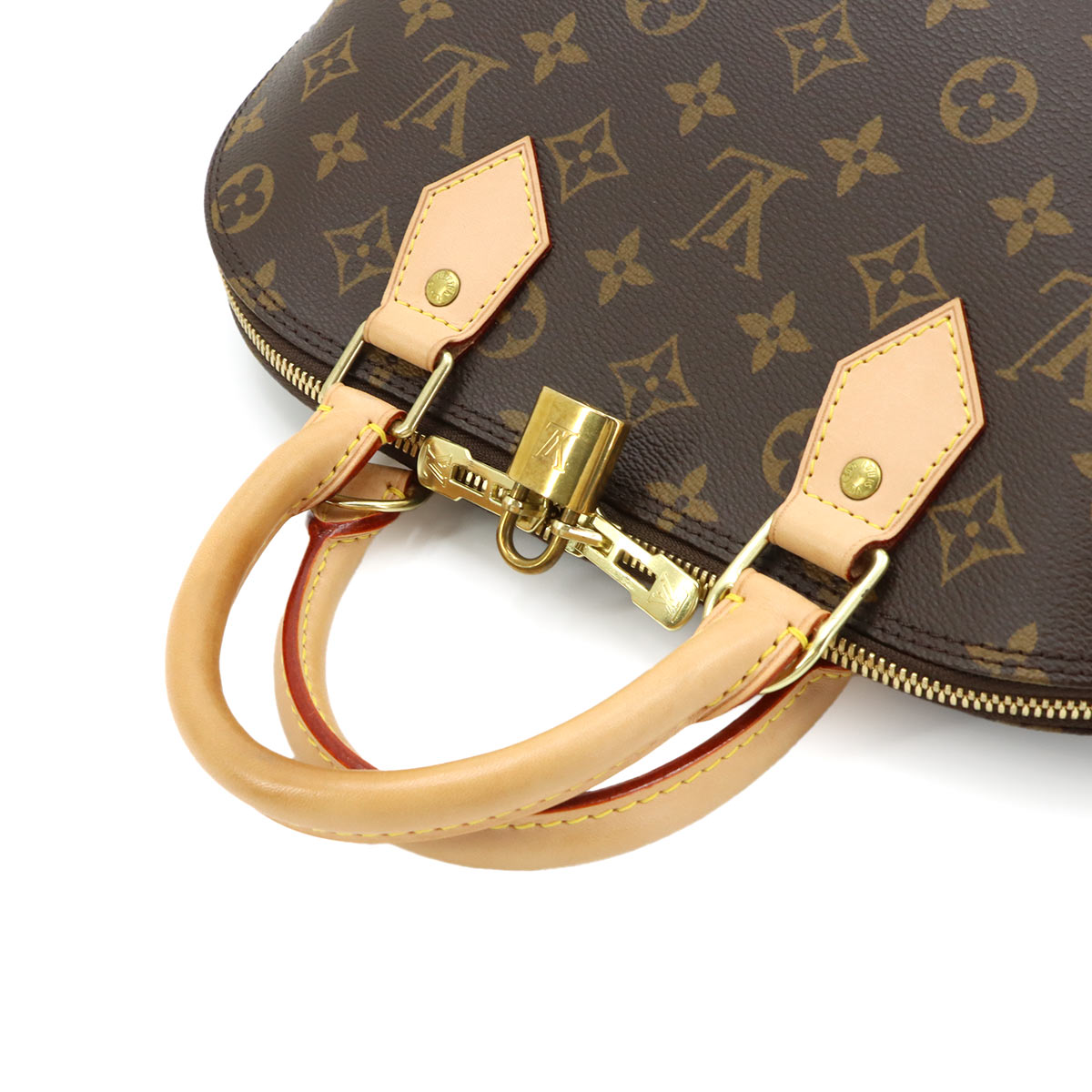 Monogram Alma PM Hand Bag Brown M53151 Purse