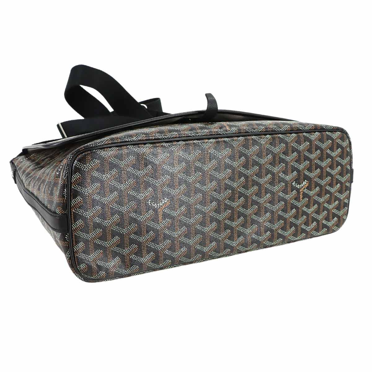 Capetien MM Shoulder Bag PVC Leather Black Purse