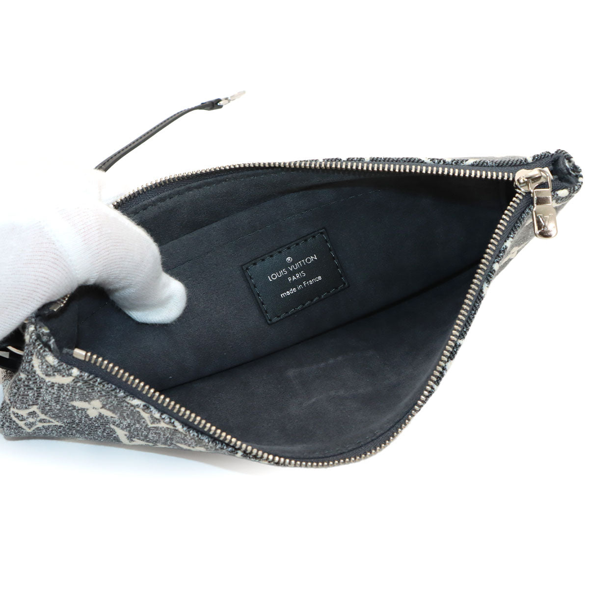 Monogram Jacquard Denim Neverfull MM Tote Bag M21465