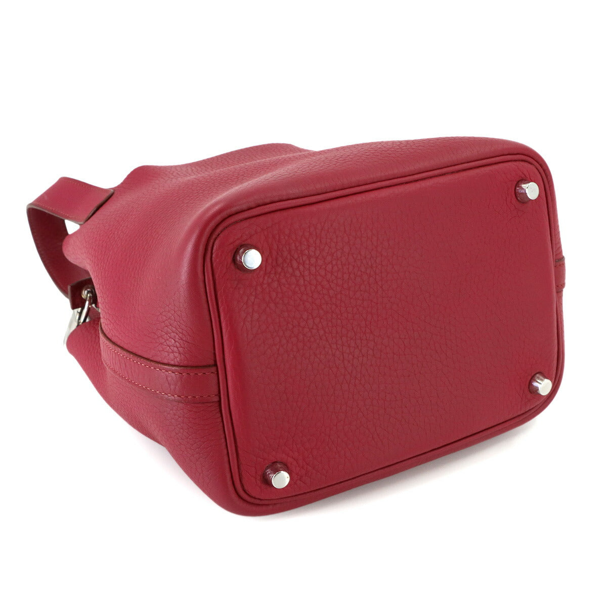 Picotin Lock PM Hand Bag Taurillon Clemence Rubis