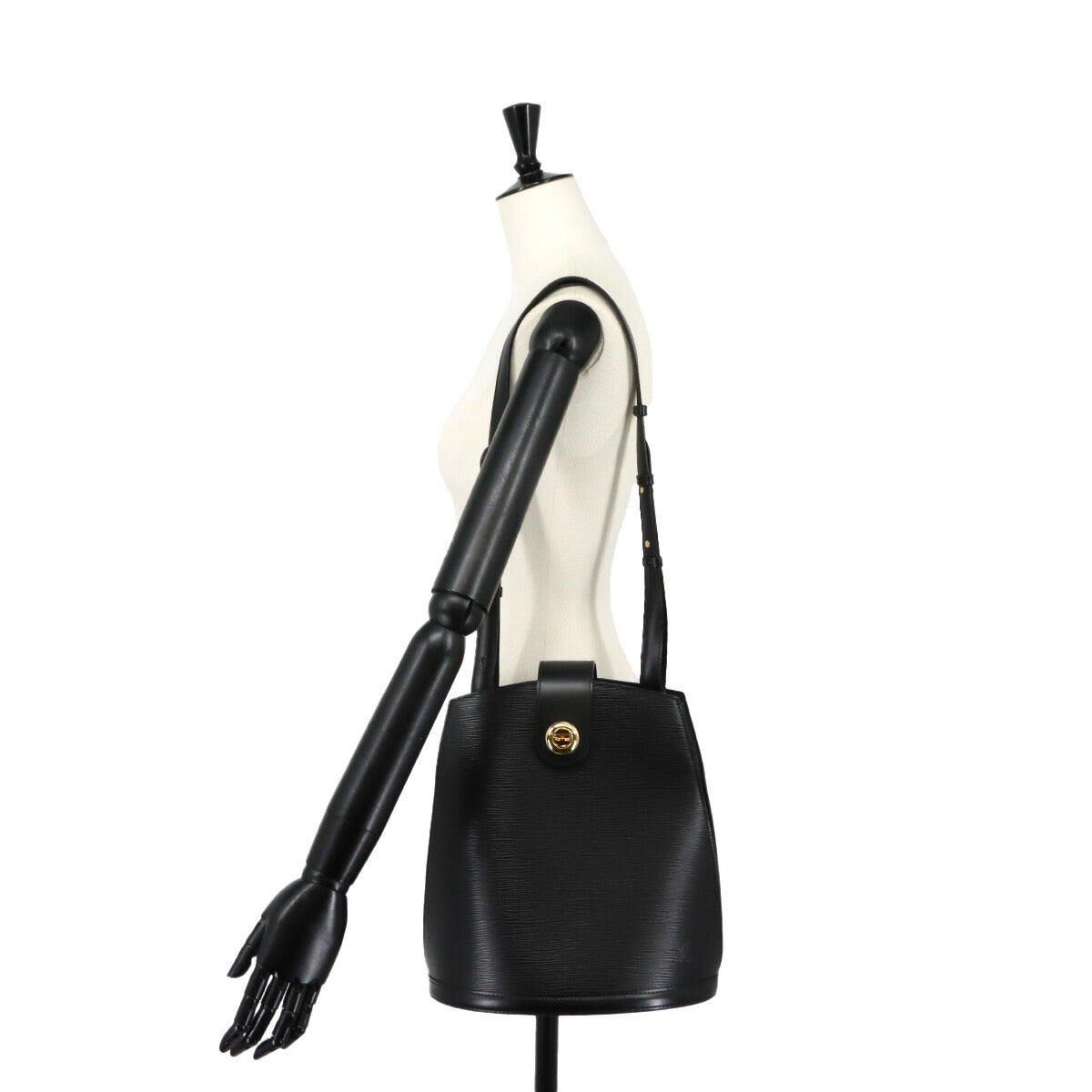 Epi Cluny Shoulder Bag Leather Noir M52252 Purse