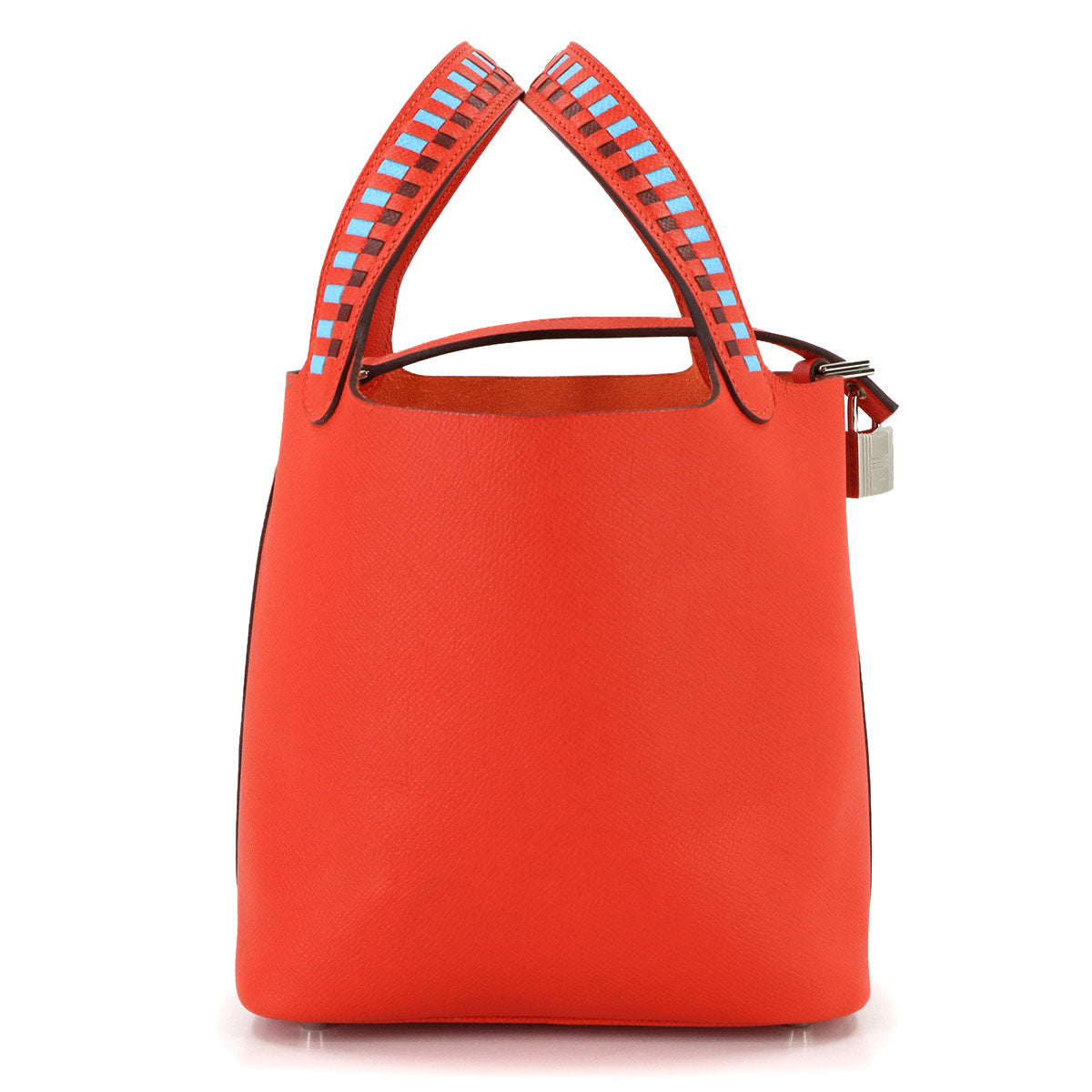 Picotin Lock PM Tressage Hand Bag Epsom Rouge de Coeur