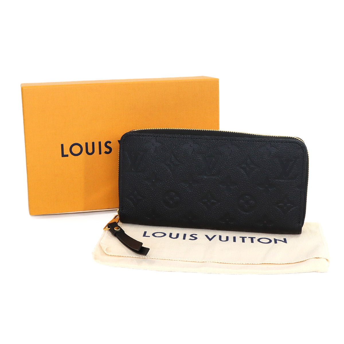 Monogram Empreinte Zippy Wallet Leather Noir M61864