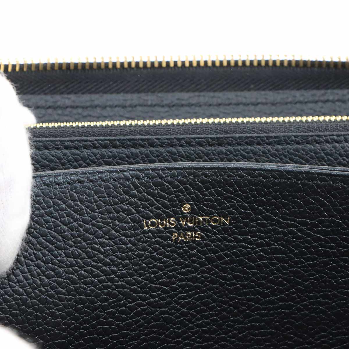 Monogram Empreinte Zippy Wallet Leather Noir M61864