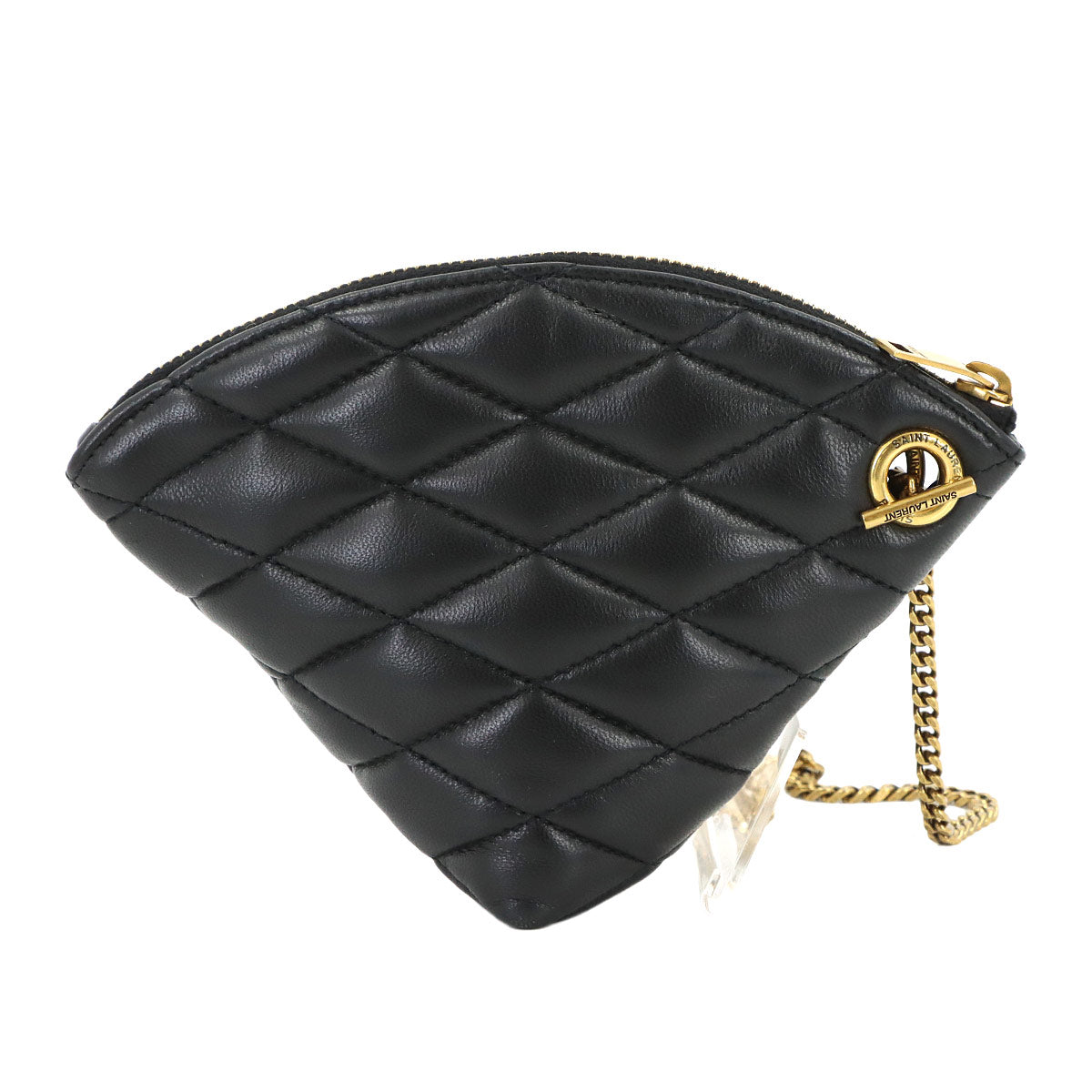 Sade Coin Case Pouch Leather Black 802198