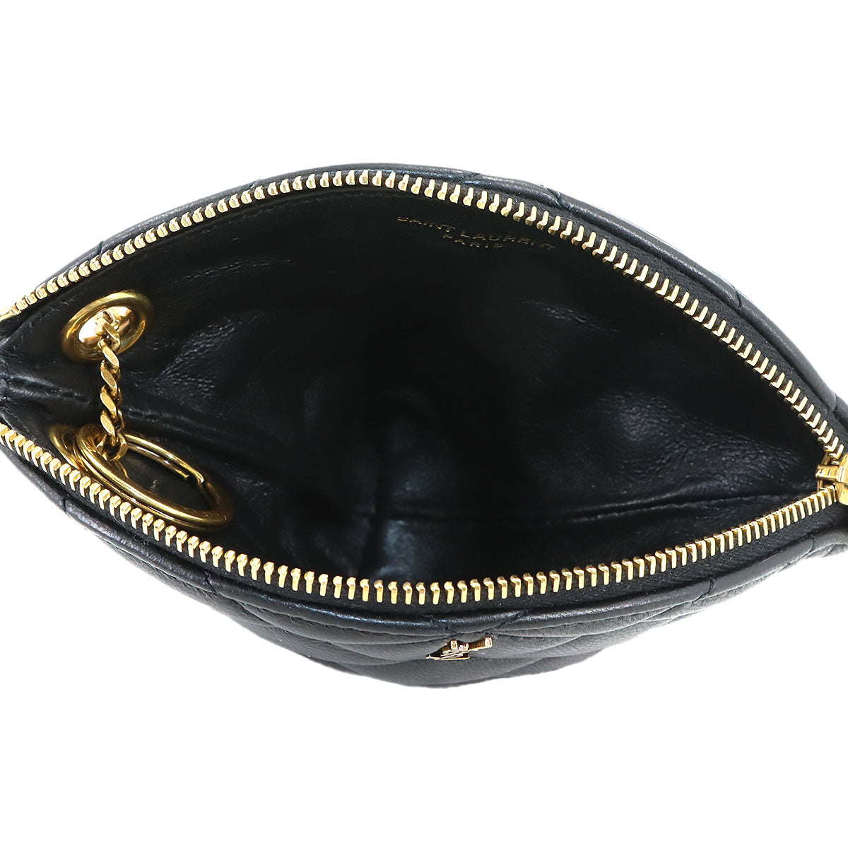 Sade Coin Case Pouch Leather Black 802198