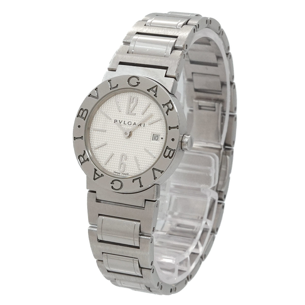 BVLGARIBVLGARI BB26SS Date Quartz White Dial Ladies Watch