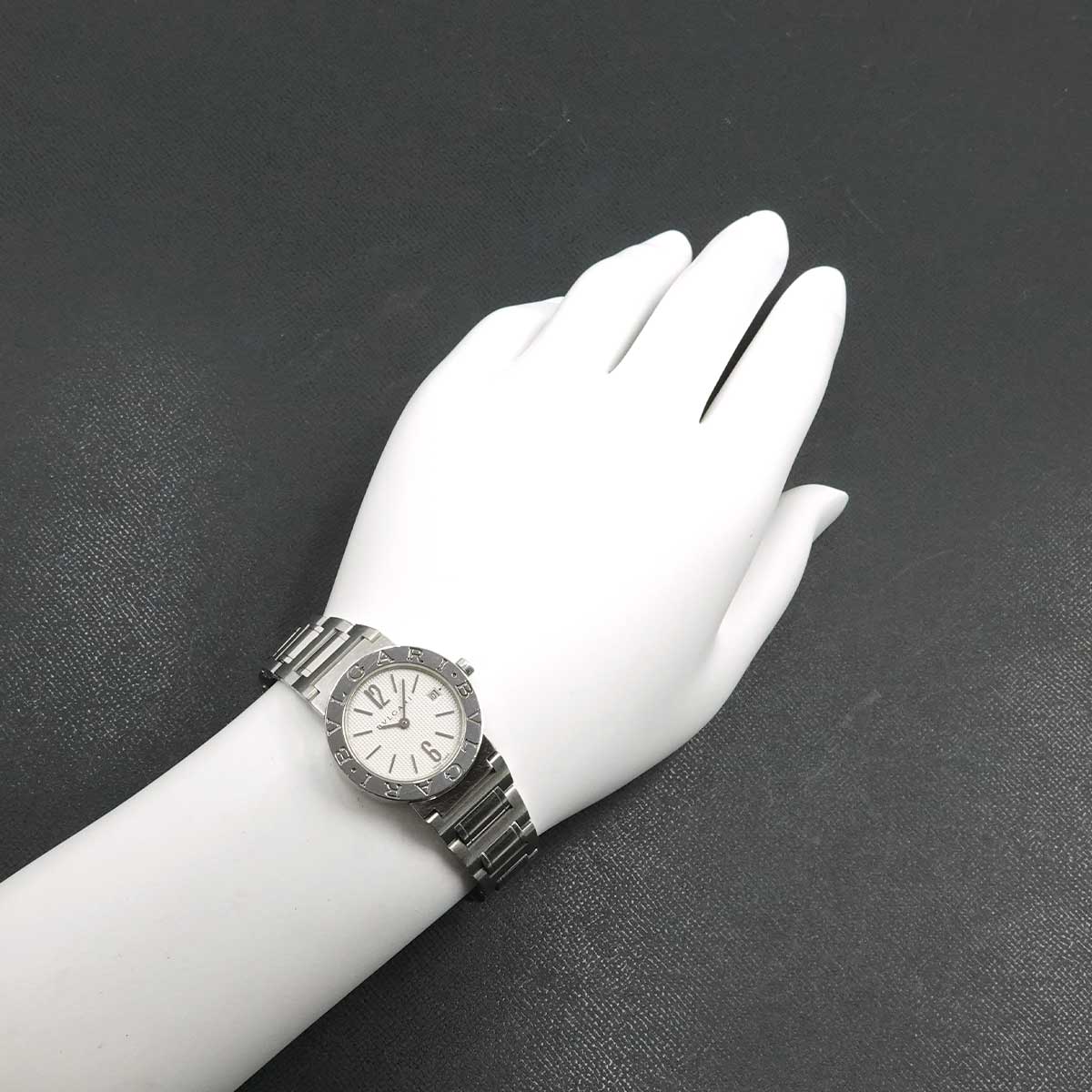 BVLGARIBVLGARI BB26SS Date Quartz White Dial Ladies Watch