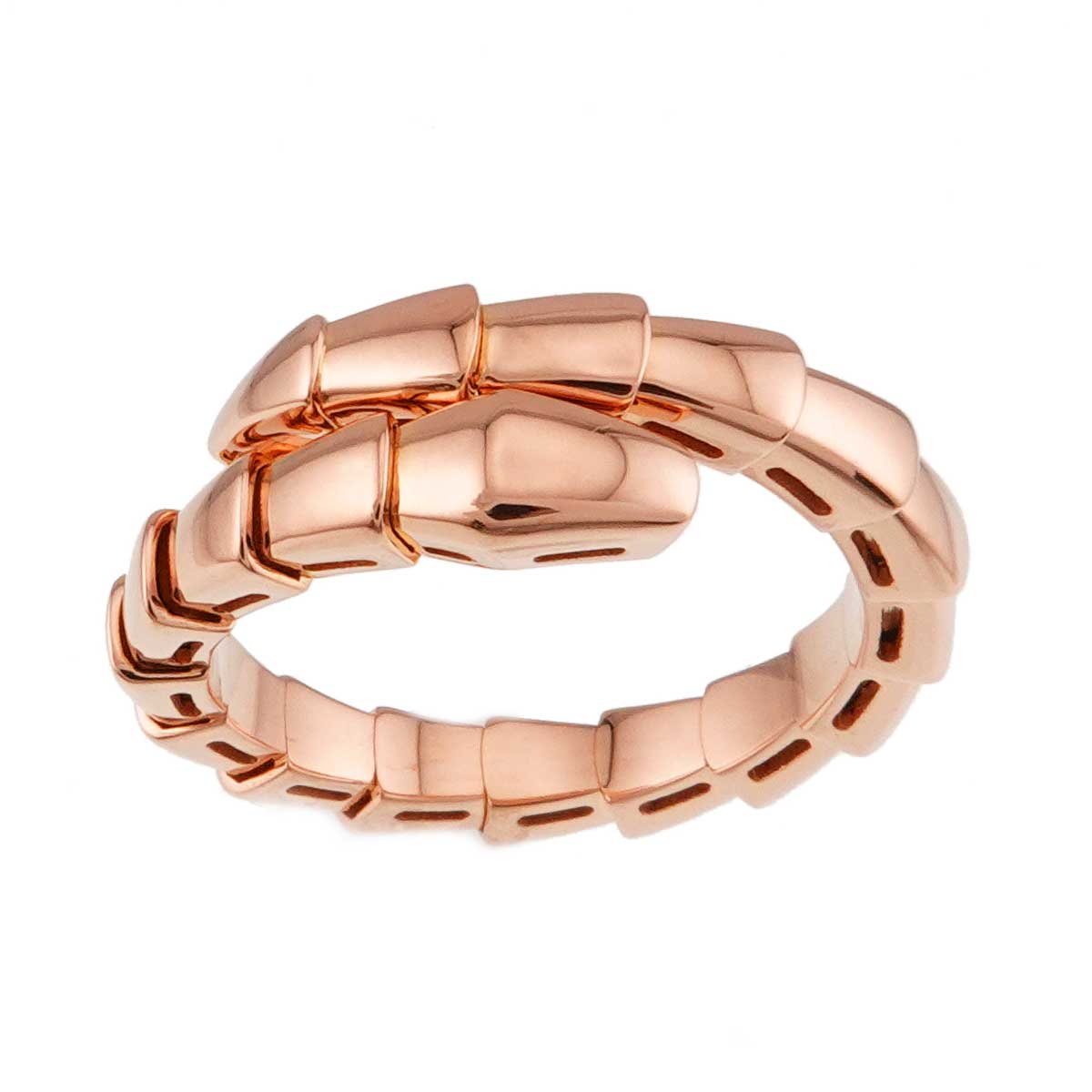 Serpenti Viper Ring 18K PG 750 sizeL 7.25-7.5(US)