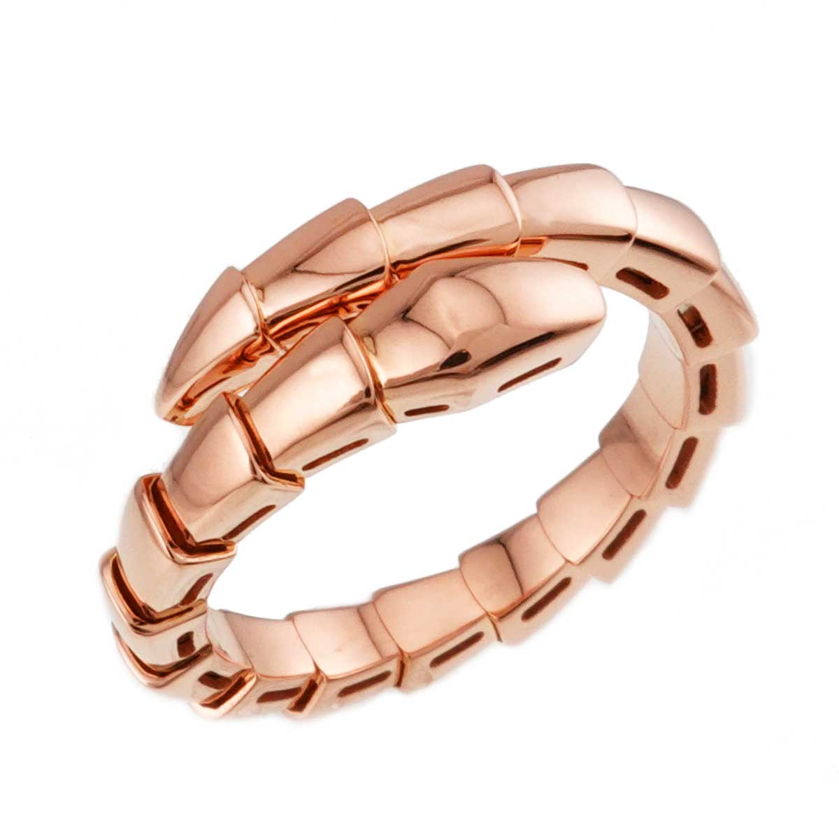Serpenti Viper Ring 18K PG 750 sizeL 7.25-7.5(US)