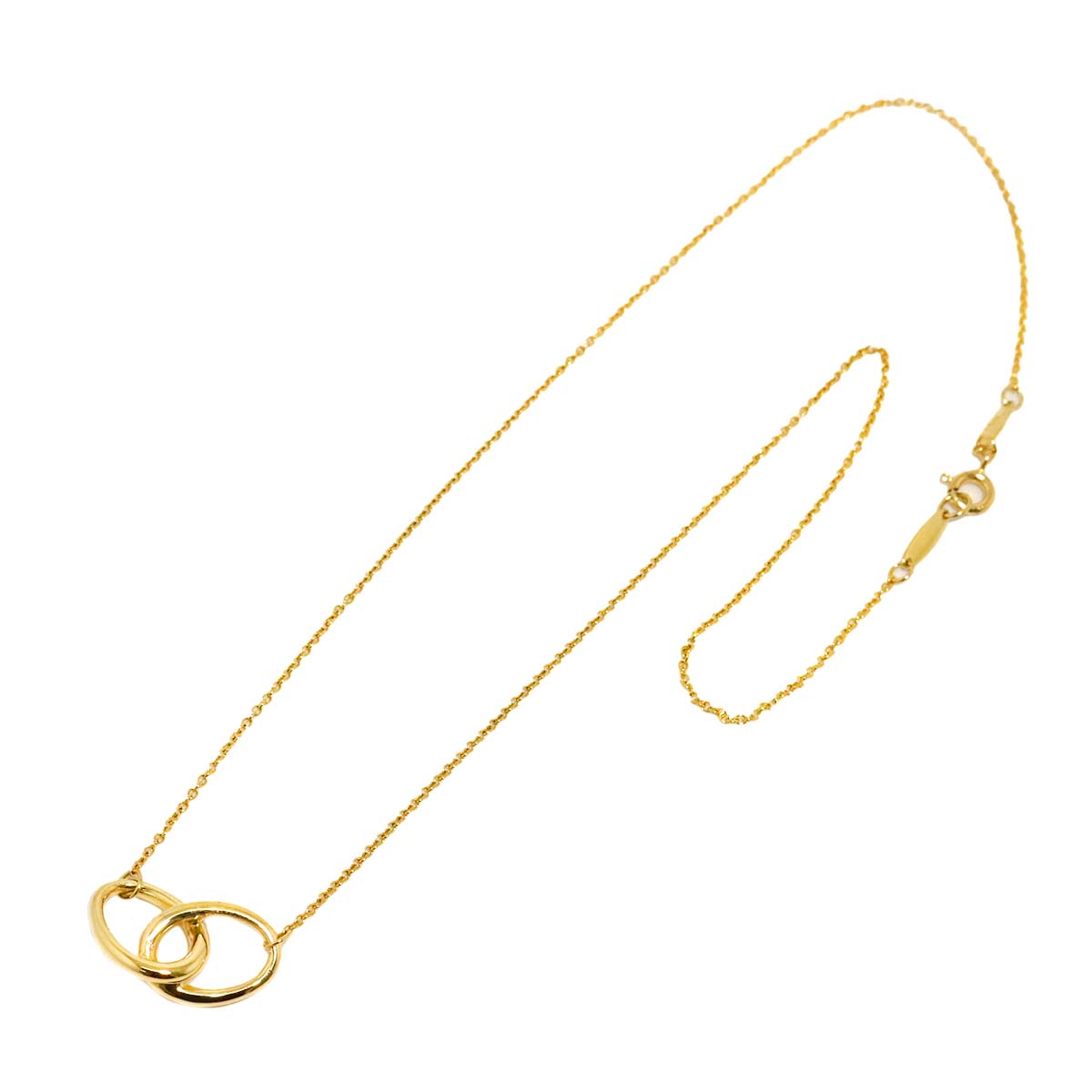 Double Loop Necklace 18K Yellow Gold 750