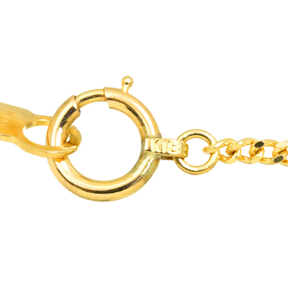 Necklace 18K K18 YG Yellow Gold 750