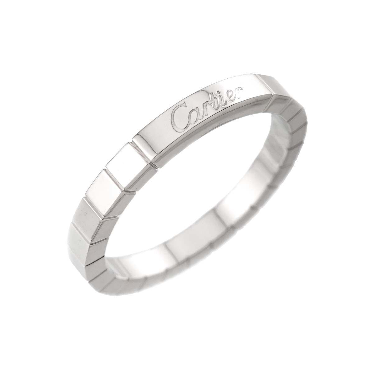 Laniere Ring 18K White Gold 750 Size63 10.25(US)