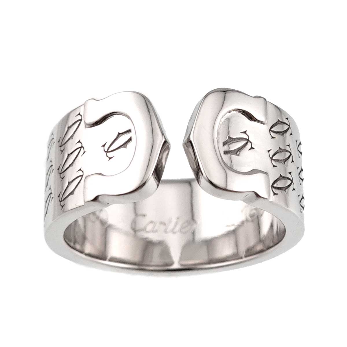 C2 Ring 18K White Gold 750 size49 4.5-4.75(US)