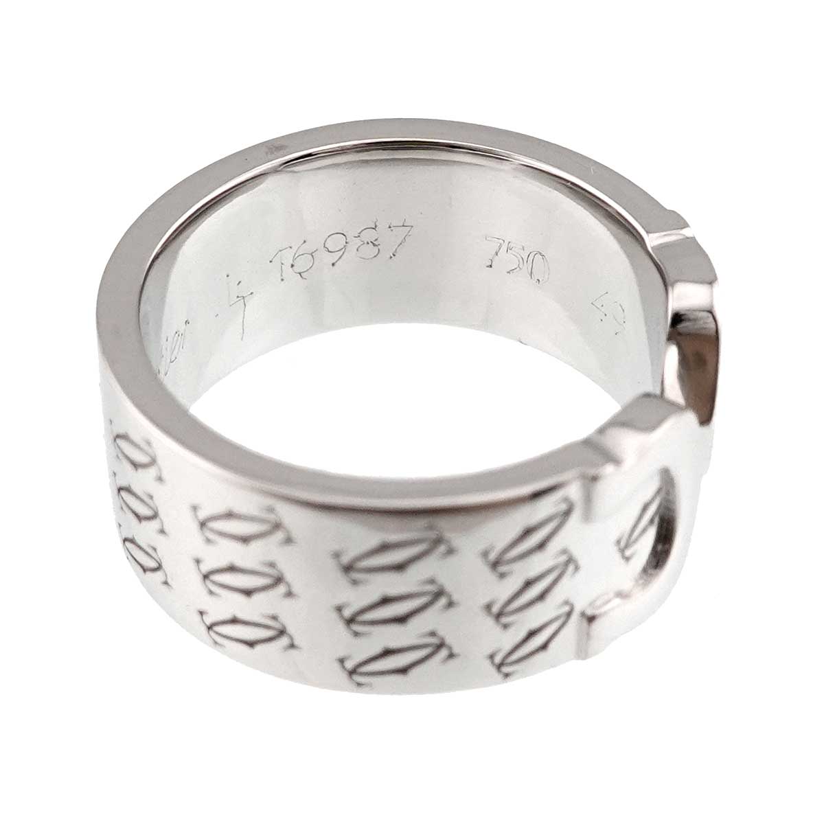 C2 Ring 18K White Gold 750 size49 4.5-4.75(US)