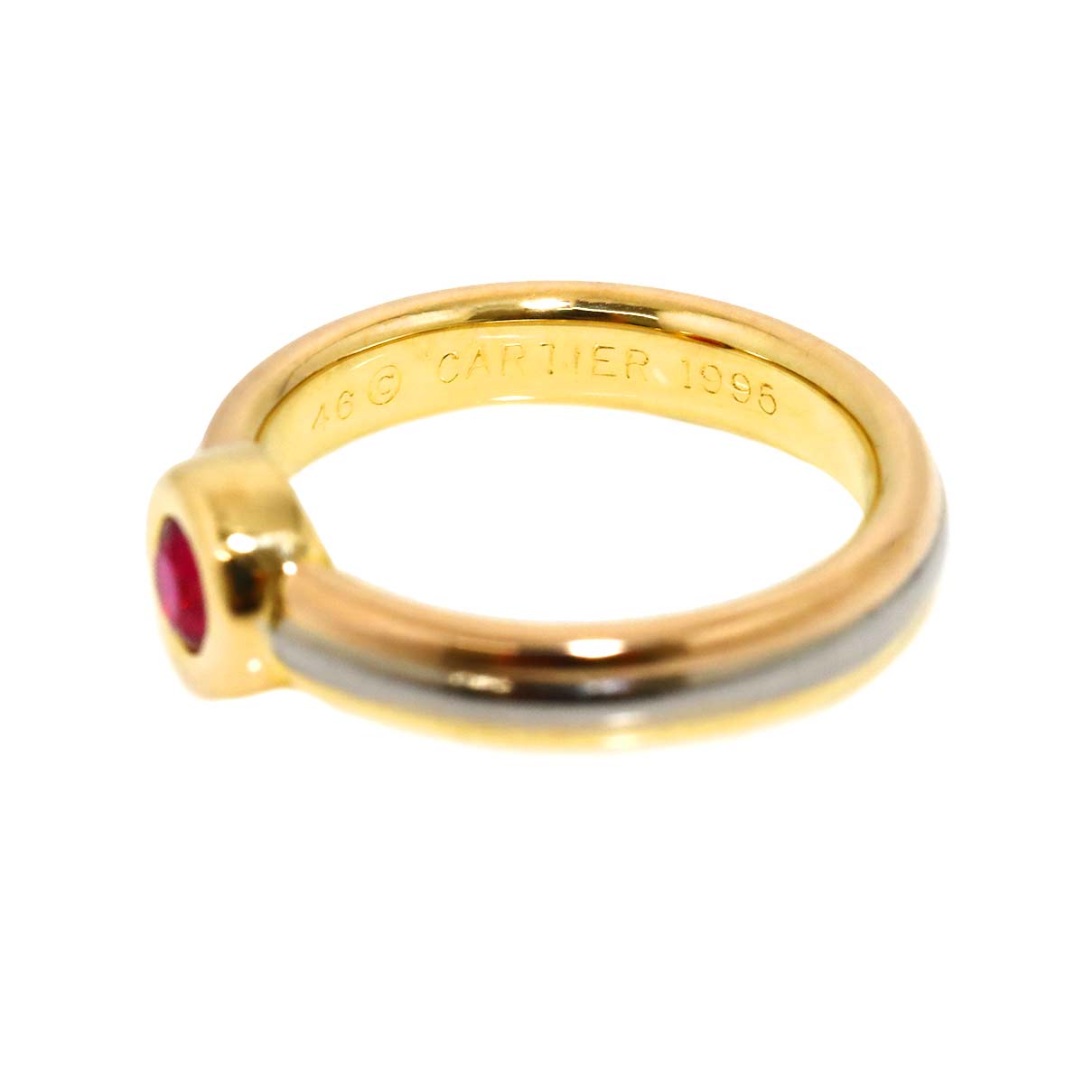 Ruby Ring 18K YG WG PG 750 Size46 3.75(US)