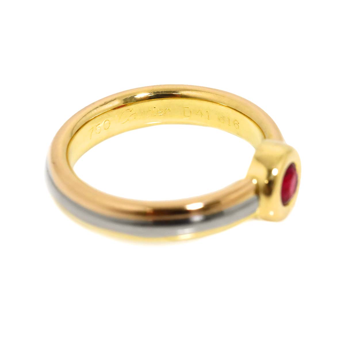 Ruby Ring 18K YG WG PG 750 Size46 3.75(US)