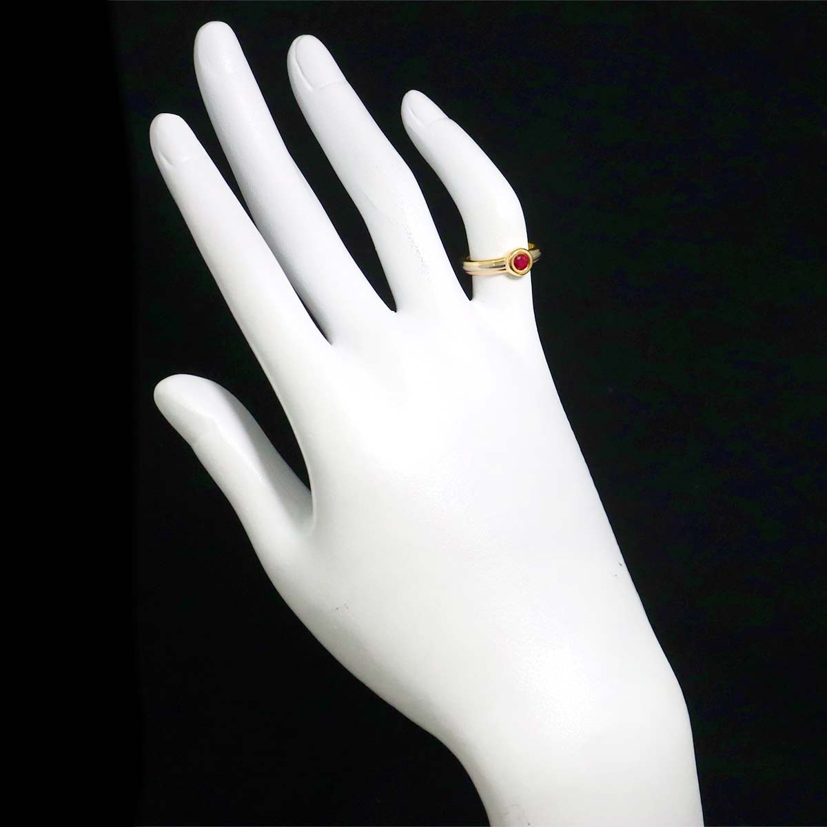 Ruby Ring 18K YG WG PG 750 Size46 3.75(US)
