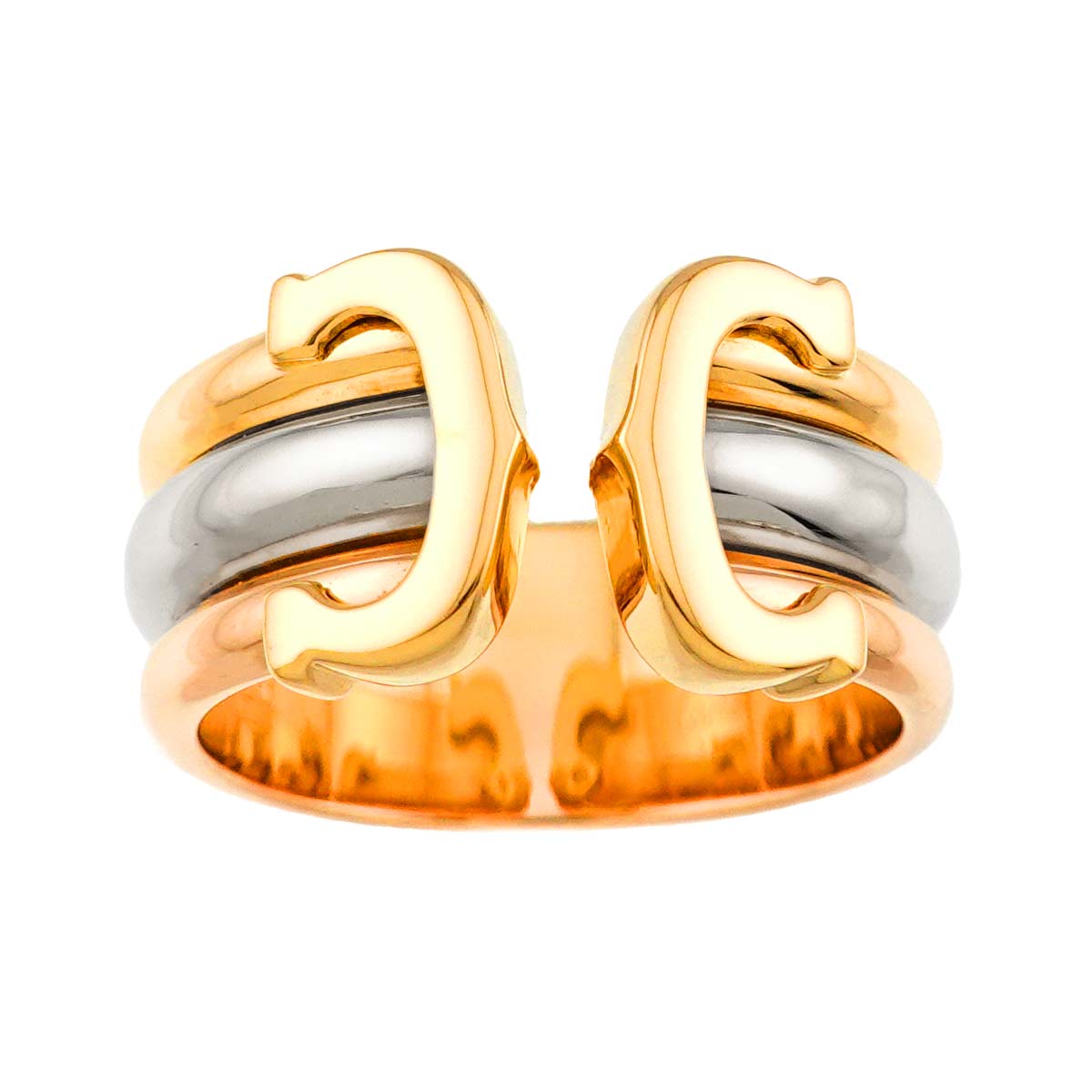 C2 Ring 18K YG WG PG 750 Size51 Size6(US)