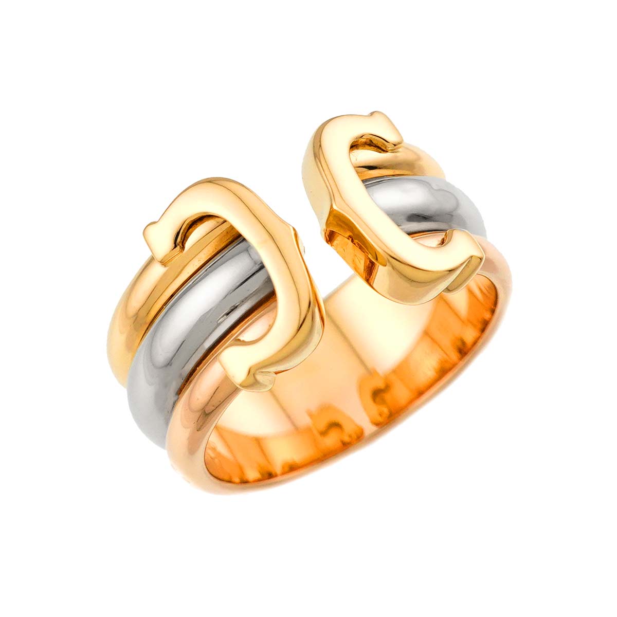 C2 Ring 18K YG WG PG 750 Size51 Size6(US)