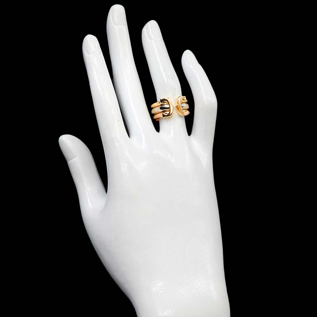 C2 Ring 18K YG WG PG 750 Size51 Size6(US)