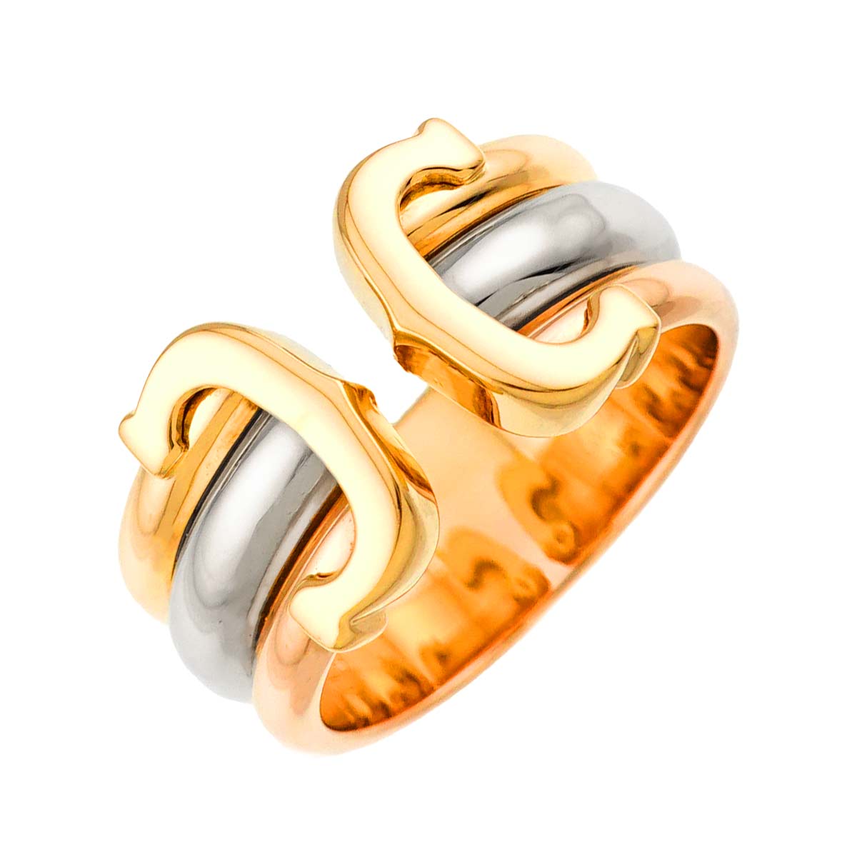 C2 Ring 18K YG WG PG 750 Size51 Size6(US)