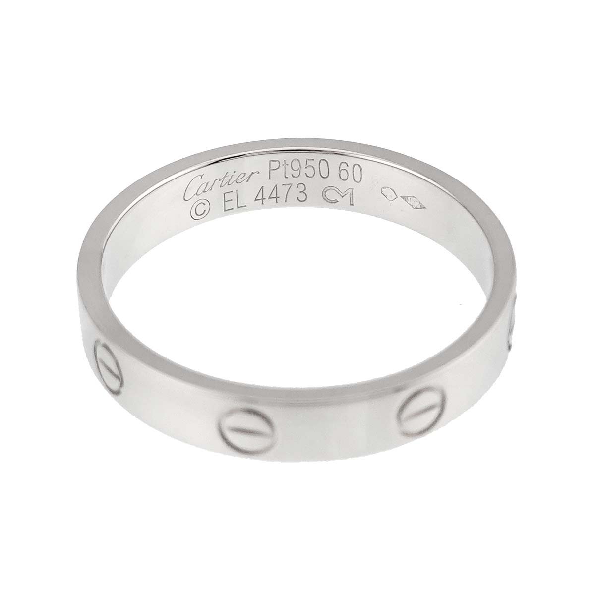 Mini Love Ring Platinum size60 8.75-9(US)