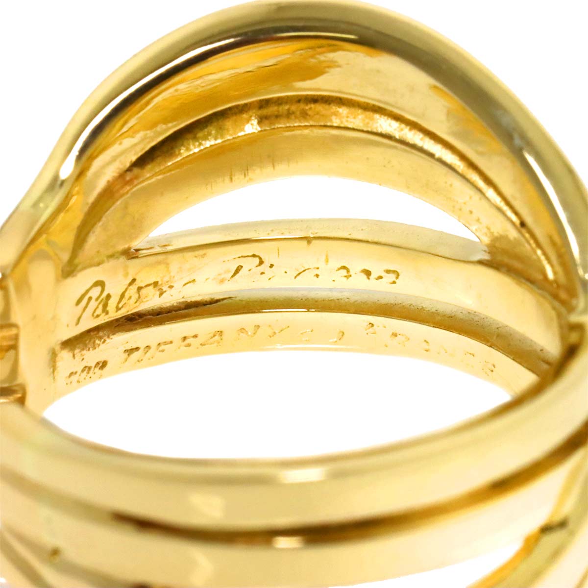 Ring 18K Yellow Gold 750 Size7.75-8(US))