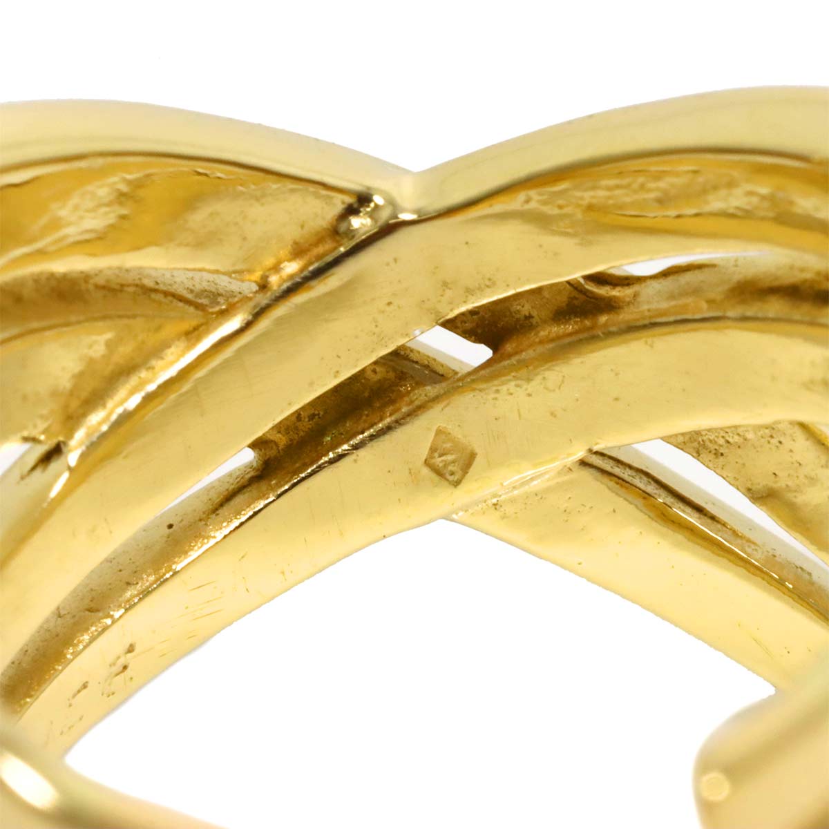 Ring 18K Yellow Gold 750 Size7.75-8(US))
