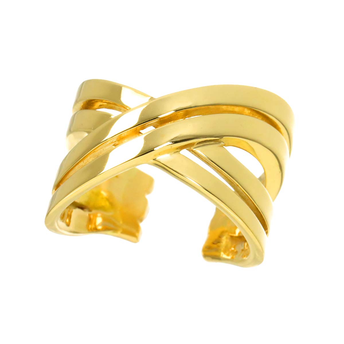 Ring 18K Yellow Gold 750 Size7.75-8(US))