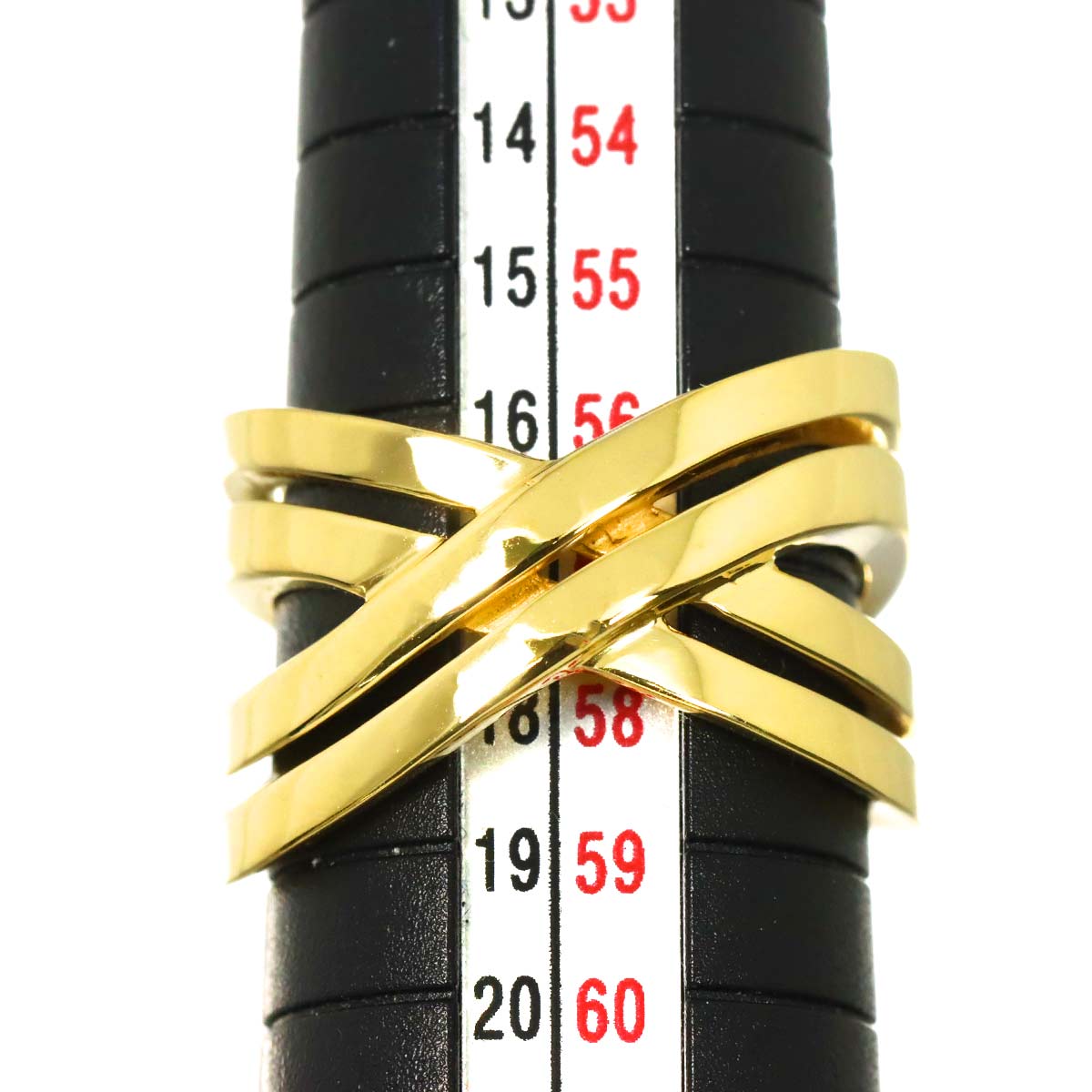 Ring 18K Yellow Gold 750 Size7.75-8(US))